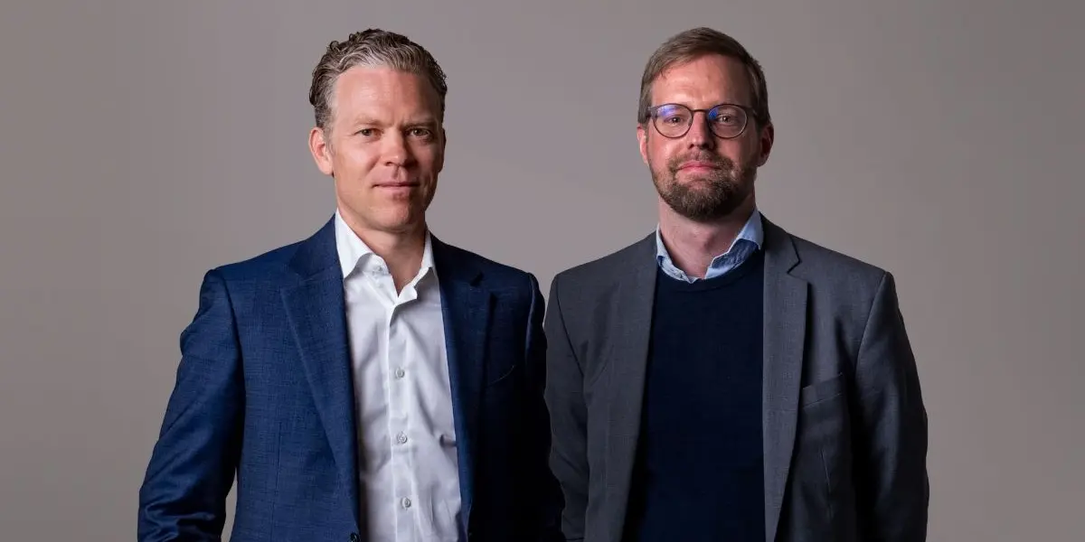 Pontus Dackmo och Carl Gustafsson som tillsammans driver Protean Fonder. (Foto: Protean Fonder)